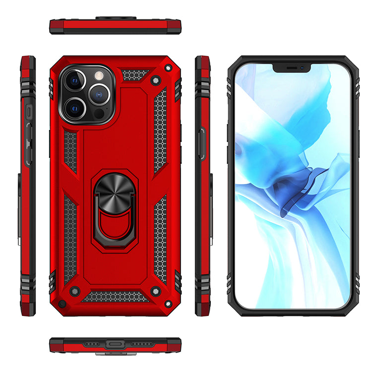 iPhone 12 Pro Max ring case mounted on magnetic car holder