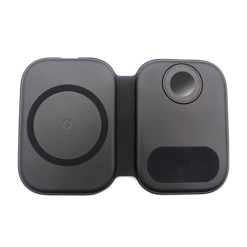 3-in-1 magnetic wireless charging station for iPhone, Apple Watch and AirPods